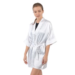 Half Sleeve Satin Kimono 