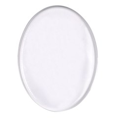 Oval Glass Fridge Magnet (4 pack)