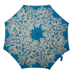 Sky Blue Lace Canopy Bridesmida Umbrella  by rainorshine