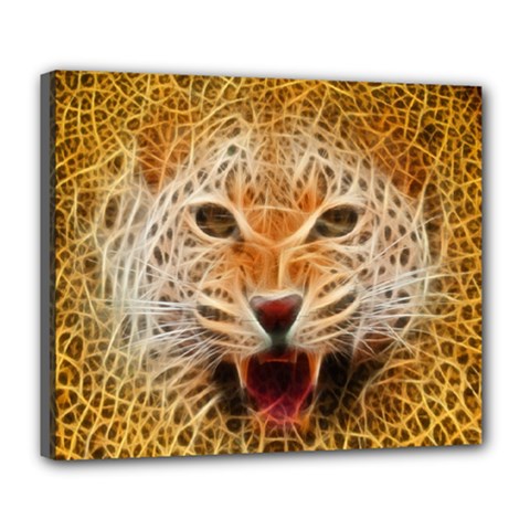 Jaguar Electricfied Deluxe Canvas 24  X 20  (framed)