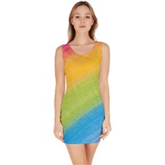 Acrylic Rainbow Bodycon Dress