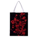 Dark Red Flower Classic Tote Bag View1