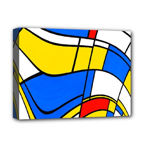 Colorful Distorted Shapes Deluxe Canvas 16  X 12  (stretched) 