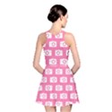 Pink Modern Chic Vector Camera Illustration Pattern Reversible Skater Dresses View2