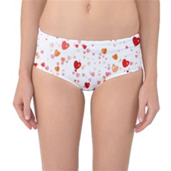 Heart 2014 0603 Mid-waist Bikini Bottoms