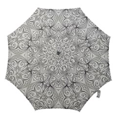 Drawing Floral Doodle 1 Hook Handle Umbrellas (small) by MedusArt