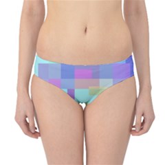 Pastel Geometrical Desing Hipster Bikini Bottoms