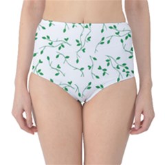 Nature Pattern High-waist Bikini Bottoms