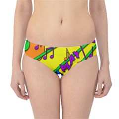 Music Hipster Bikini Bottoms