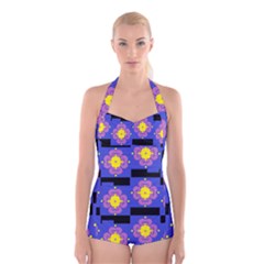 Freind Boyleg Halter Swimsuit 