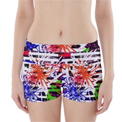 Colorful Big Bang Boyleg Bikini Wrap Bottoms