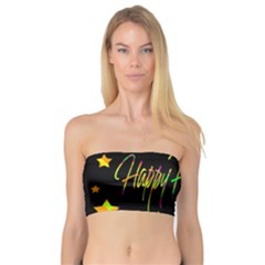 Happy Holidays 4 Bandeau Top by Valentinaart