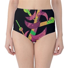 Moon Tree High-waist Bikini Bottoms