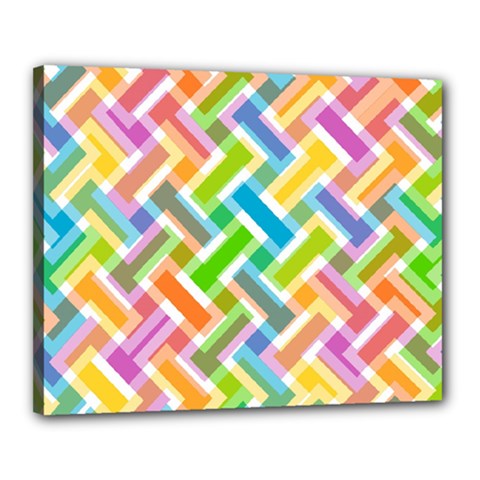 Abstract Pattern Colorful Wallpaper Canvas 20  X 16 