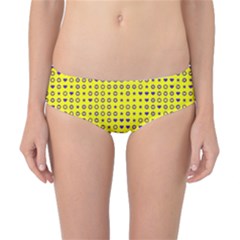 Heart Circle Star Seamless Pattern Classic Bikini Bottoms