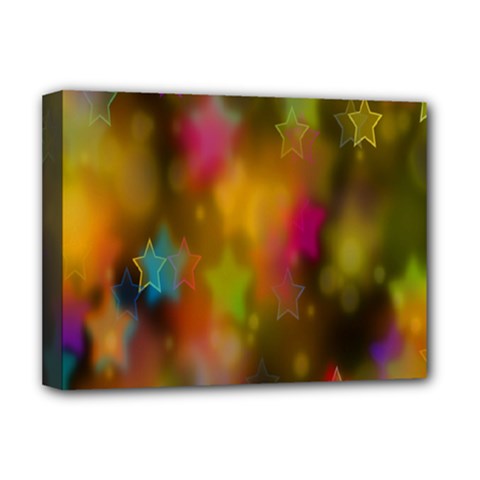 Star Background Texture Pattern Deluxe Canvas 16  X 12  