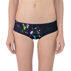 Star Structure Many Repetition Classic Bikini Bottoms