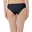 Black Pattern Sand Surface Texture Hipster Bikini Bottoms View2