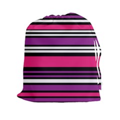 Stripes Colorful Background Drawstring Pouches (xxl)