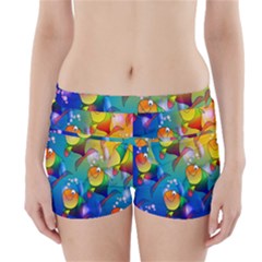 Fish Pattern Boyleg Bikini Wrap Bottoms by Nexatart