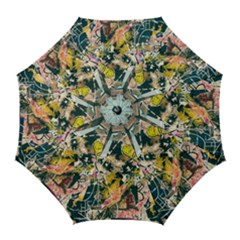 Art Graffiti Abstract Vintage Golf Umbrellas by Nexatart