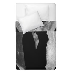 Silhouette Of Lovers Duvet Cover Double Side (single Size) by Nexatart