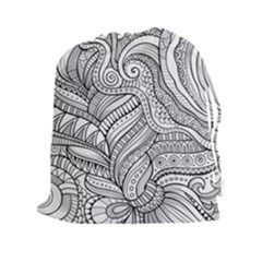 Zentangle Art Patterns Drawstring Pouches (xxl)