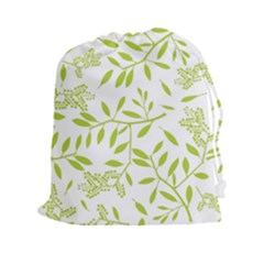 Leaves Pattern Seamless Drawstring Pouches (xxl)