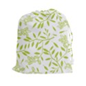 Leaves Pattern Seamless Drawstring Pouches (XXL) View1