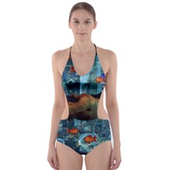 Urban Swimmers   Cut-out One Piece Swimsuit