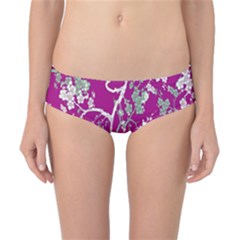 Floral Pattern Background Classic Bikini Bottoms