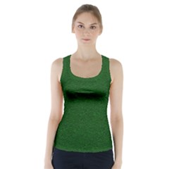 Texture Green Rush Easter Racer Back Sports Top by Simbadda