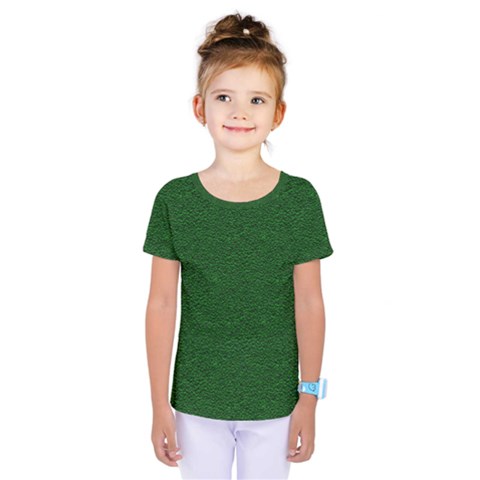 Texture Green Rush Easter Kids  One Piece Tee by Simbadda