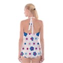 Floral pattern Boyleg Halter Swimsuit  View2