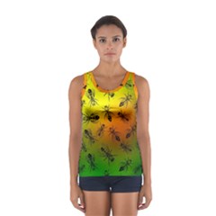 Insect Pattern Women s Sport Tank Top  by Simbadda