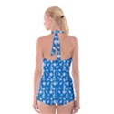 Seahorse pattern Boyleg Halter Swimsuit  View2