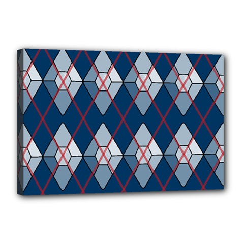 Diamonds And Lasers Argyle  Canvas 18  X 12 