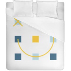 Plaid Arrow Yellow Blue Key Duvet Cover (california King Size) by Mariart