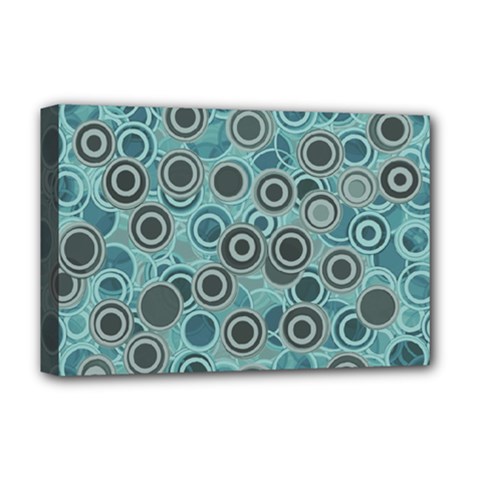 Abstract Aquatic Dream Deluxe Canvas 18  X 12   by Ivana