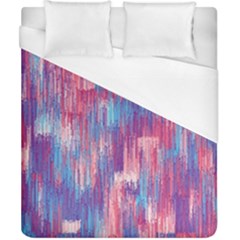 Vertical Behance Line Polka Dot Blue Green Purple Red Blue Small Duvet Cover (california King Size) by Mariart