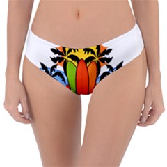 Tropical Summer Reversible Classic Bikini Bottoms