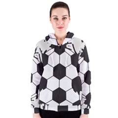 Soccer Camp Splat Ball Sport Women s Zipper Hoodie by Mariart