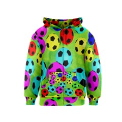 Balls Colors Kids  Zipper Hoodie by BangZart