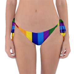 Paper Rainbow Colorful Colors Reversible Bikini Bottom