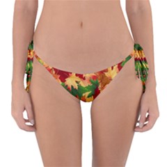 Autumn Leaves Reversible Bikini Bottom