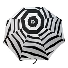 White Tiger Skin Folding Umbrellas by BangZart