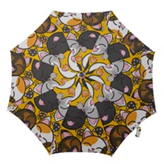 Cats Cute Kitty Kitties Kitten Hook Handle Umbrellas (small) by BangZart