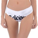 Belicious World Logo Reversible Classic Bikini Bottoms View1