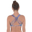 Colorful Pattern Blue and Purple Colormix Got No Strings Sports Bra View2