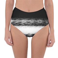 Ombre Reversible High-waist Bikini Bottoms